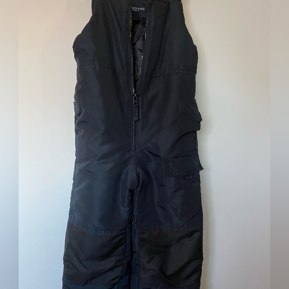 Snow Bib Black // Size 7Y Boys